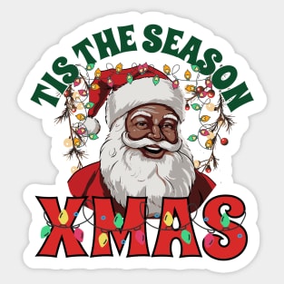 Tis the season xmas Sticker